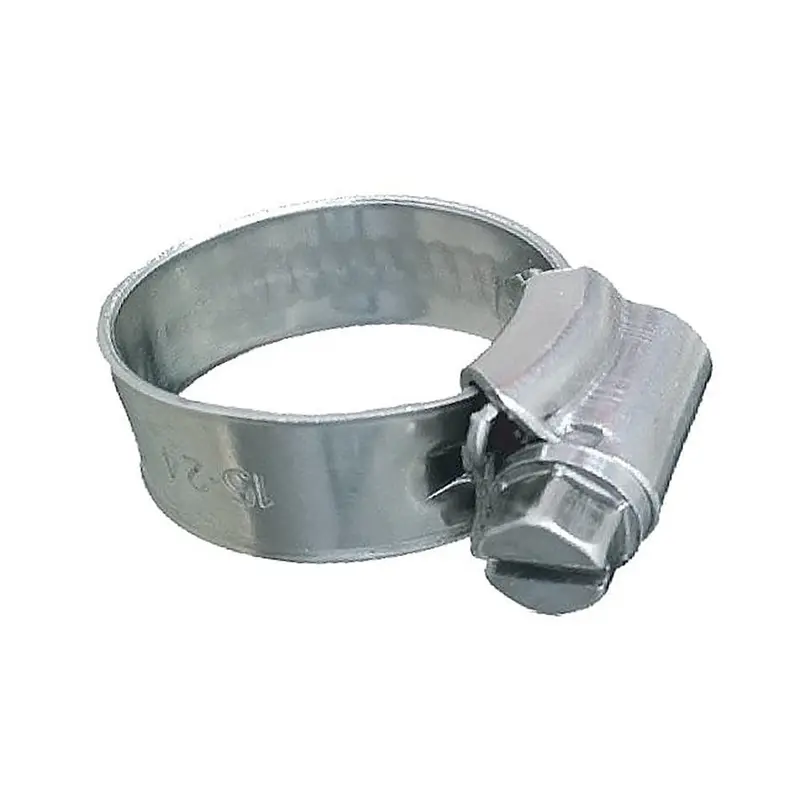 Trident 316 Stainless Steel Worm Gear Clamp – 3/8" Band, 5/8"–15/16" Range (Sae #8, 10-Pack) 1
