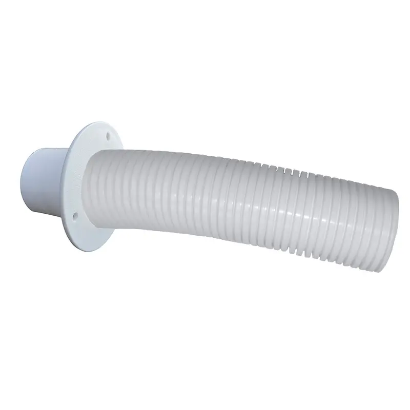 Trident Marine 10-Foot White Stern Flex Hose With Transom Flange [Tfk-10W] 1