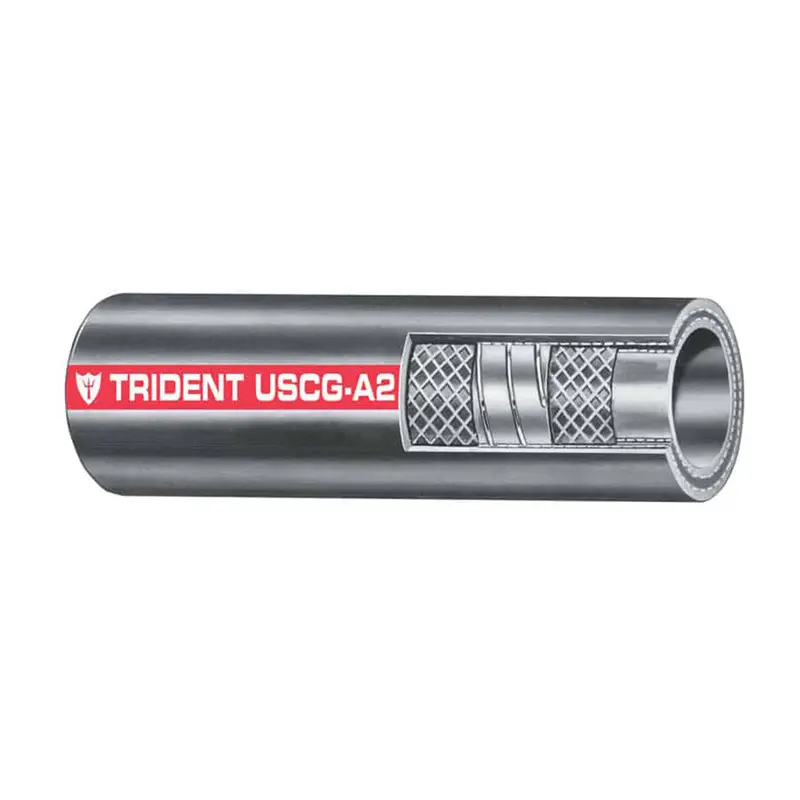 Trident Marine 2" Type A2 Fuel Fill Hose – Flexible Marine-Grade, Sold By Foot 1