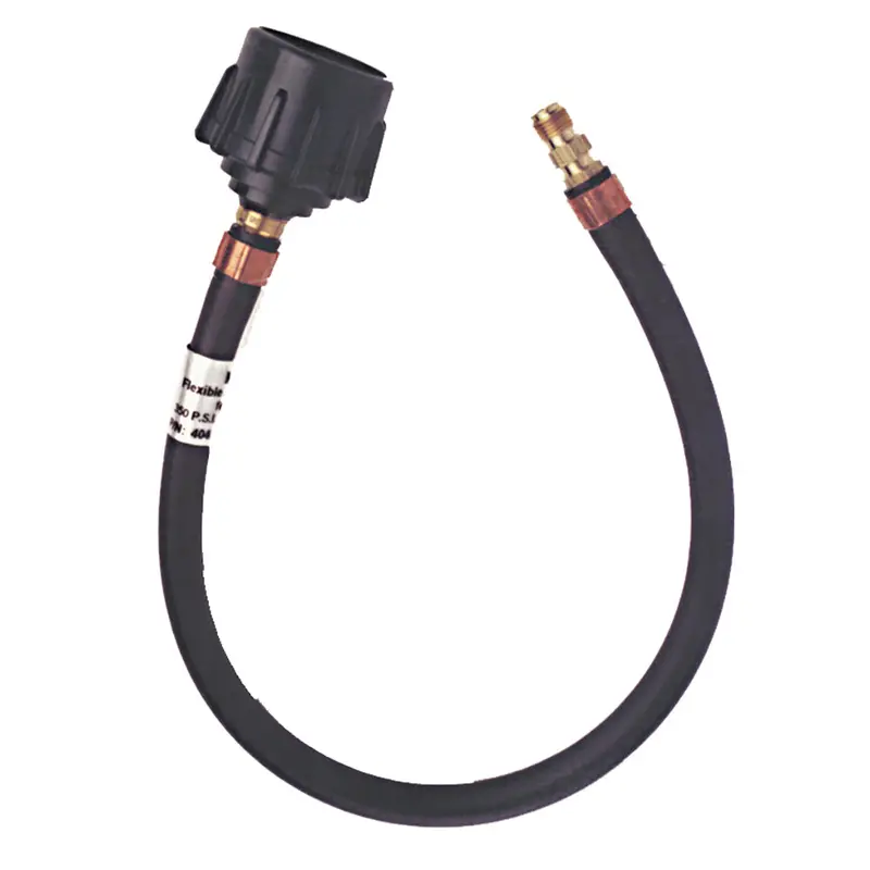 Trident Marine 20-Inch Quick-Connect Pigtail Hose – 1/4" Male Inverted Flare Fitting (1014-1415-20) 1