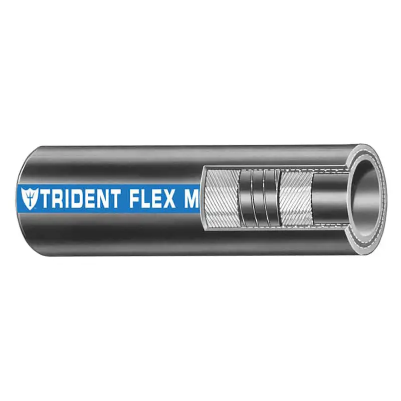 Trident Marine 3/4" Flexible Wet Exhaust & Cooling Water Hose – Black, Sold By The Foot (100-0346-Ft) 1