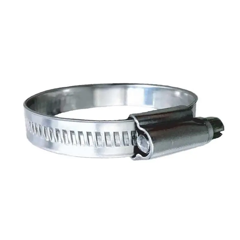 Trident Marine 316 Stainless Steel Non-Perforated Worm Gear Hose Clamp – 15/32" Band, 2.0–2.56" Clamping Range, 10-Count (Sae #32) [710-2001] 1