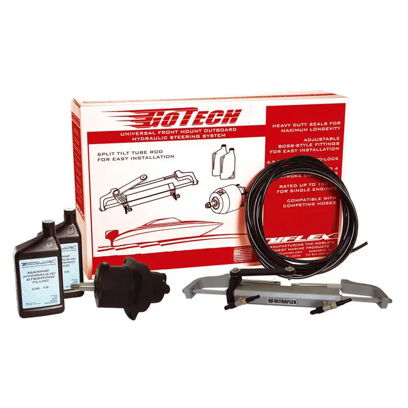 Uflex Gotech 1.0 Hydraulic Outboard Steering System – Front-Mount Universal 1