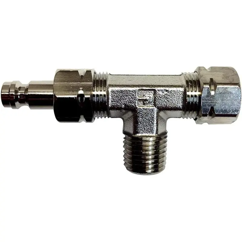 Uflex Ib Stern Drive Bleed Tee Fitting With Nipple For Cylinder Systems 1