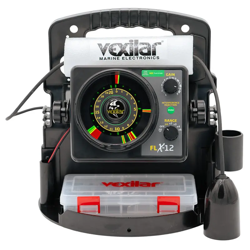 Vexilar Flx-12 Pro Pack Ii Ice Fishing System Featuring 12° Ice-Ducer 1
