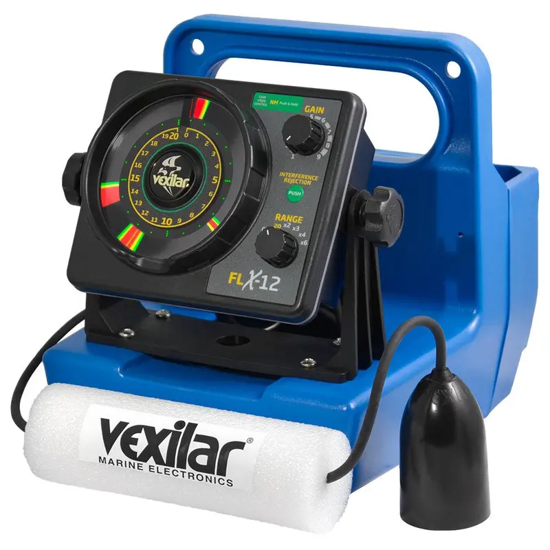 Vexilar Gpx1212 Flx-12 Genz Pack With 12-Inch Ice Ducer For Ice Fishing 1