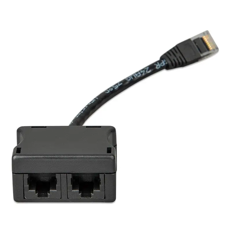 Victron 1-To-2 Rj45 Utp Splitter Cable – 15 Cm Male-To-Female Adapter 1