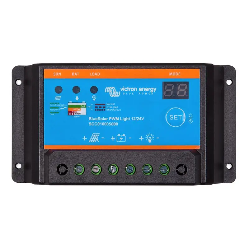 Victron Bluesolar Pwm-Light 12/24V 20A Solar Charge Controller (Scc010020020) 1