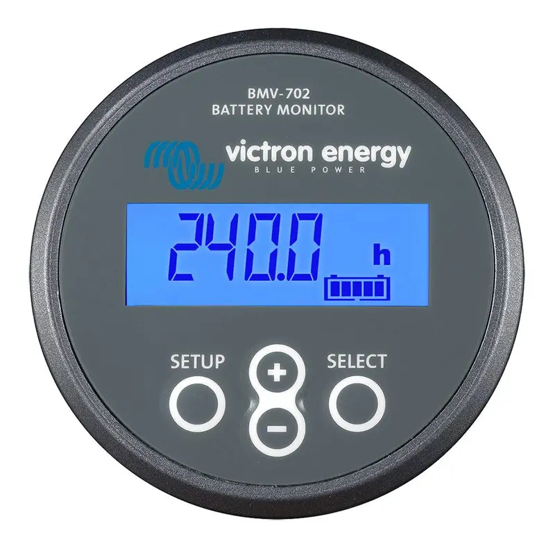 Victron Bmv-702 Battery Monitor – Compact Grey Housing With Shunt 1