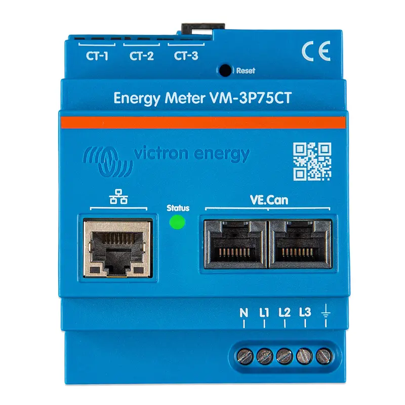 Victron Energy Vm-3P75Ct Multi-Mode Energy Meter – Single & 3-Phase Monitoring 1
