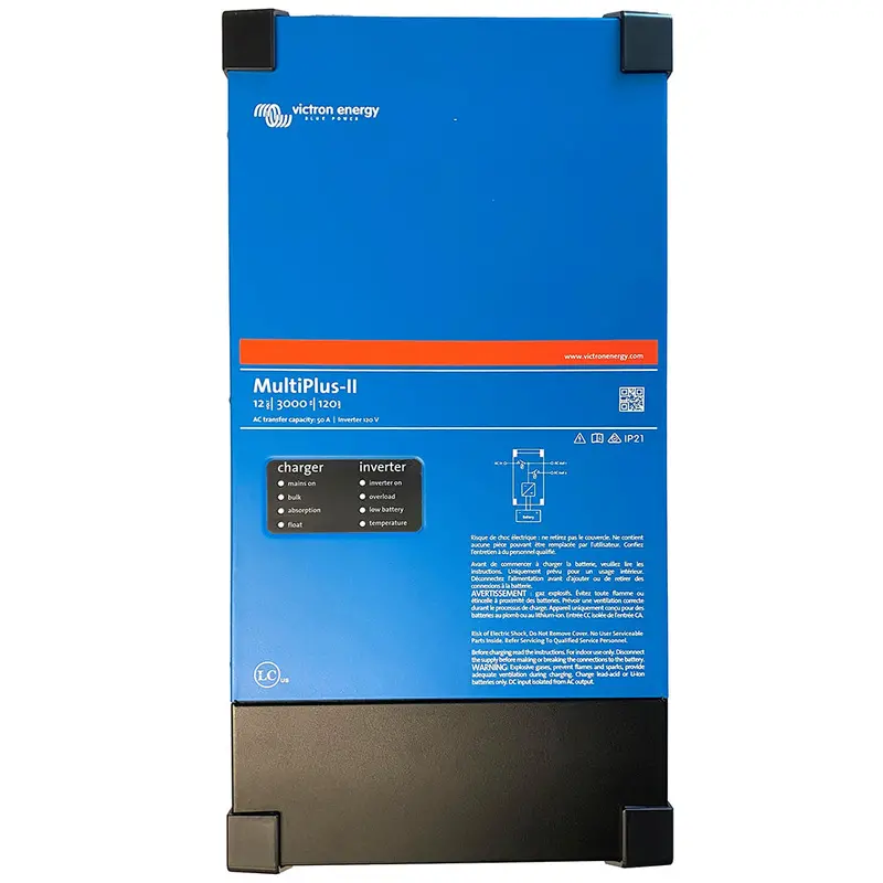 Victron Multiplus-Ii Inverter/Charger – 12V, 3000W, 120V Ac, Ul Certified 1