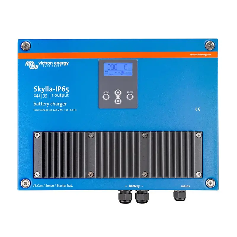 Victron Skylla-Ip65 24V Battery Charger – 35A, Dual-Bank (1+1), 120–240V Ac Input (Sky024035000) 1