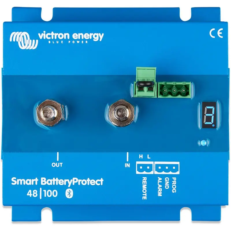 Victron Smart Batteryprotect 48V Dc Circuit Breaker — 100A Bluetooth Model [Bpr110048000] 1