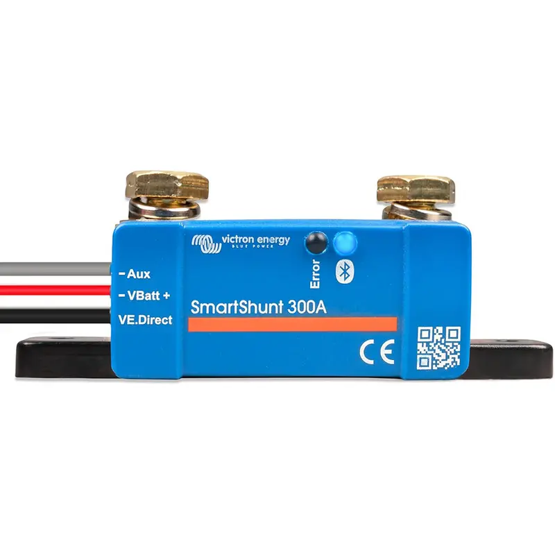 Victron Smartshunt 300A Ip65 Bluetooth Battery Monitor With Shunt [Shu065130050] 1