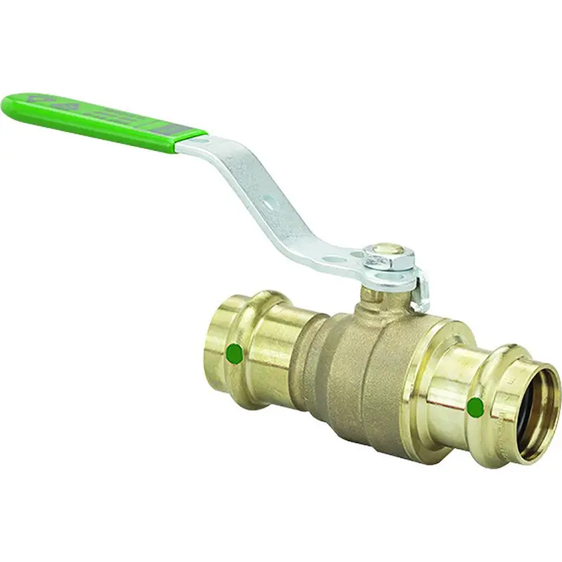 Viega Propress 1-1/4" Zero-Lead Bronze Ball Valve With Stainless Steel Stem — Double Press & Smart Connect (Model 79938) 1