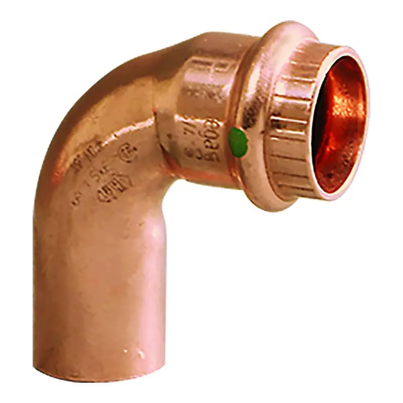 Viega Propress 1/2" 90° Copper Elbow – Street/Press Connection With Smart Connect (Model 77347) 1