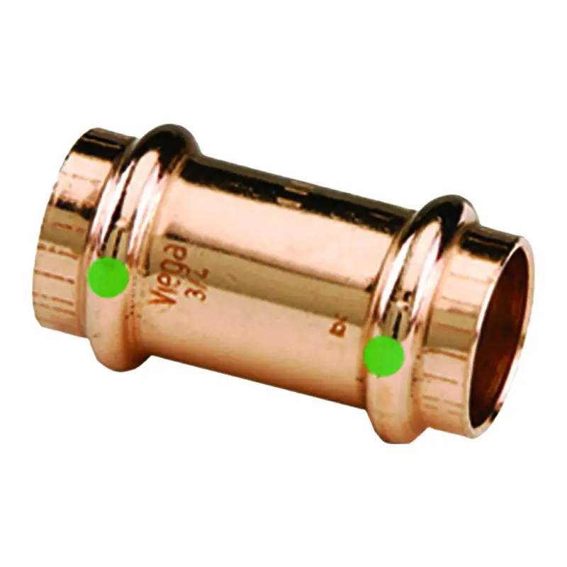 Viega Propress 1" Copper Coupling With Stop – Double Press, Smart Connect Technology [78057] 1