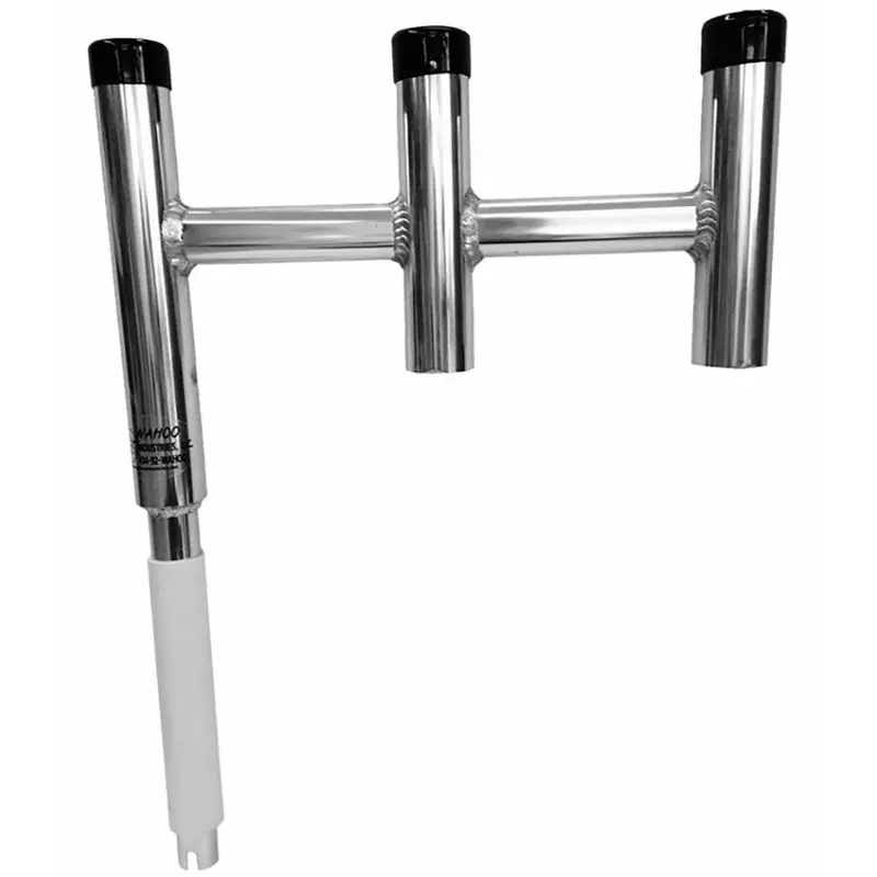Wahoo Offset Triple Rod Holder – Angled Mount For Fishing Rod Storage (136) 1