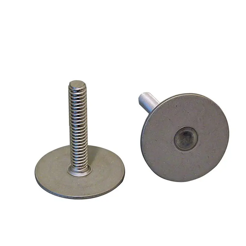 Weld Mount 1-Inch Stainless Steel Stud With 1/4"-20 Thread – Set Of 10 1