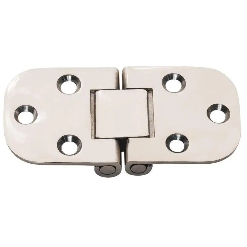 Whitecap 304 Stainless Steel Flush-Mount 2-Pin Hinge - 3 X 1.5 Inches - S-3700 1