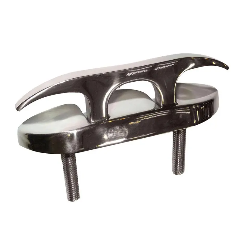 Whitecap 4.5" Stainless Steel Folding Cleat With Stud Mounting 1