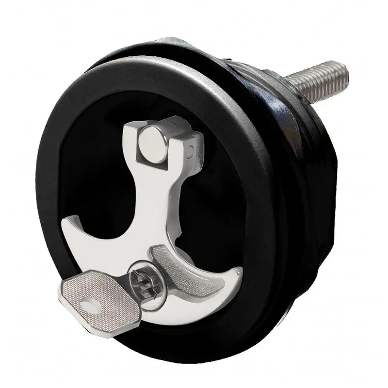 Whitecap S-1415Bc Compression Handle — Zamac Housing With Black Nylon Locking Mechanism (Freshwater Use Only) 1