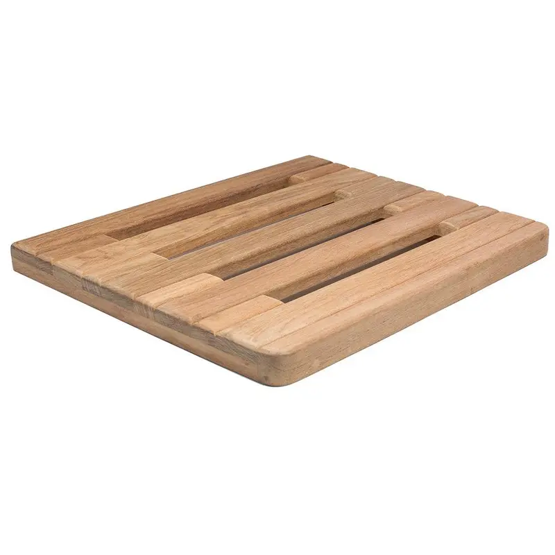 Whitecap Teak Swim Platform – 18-Inch Rectangular Design 1
