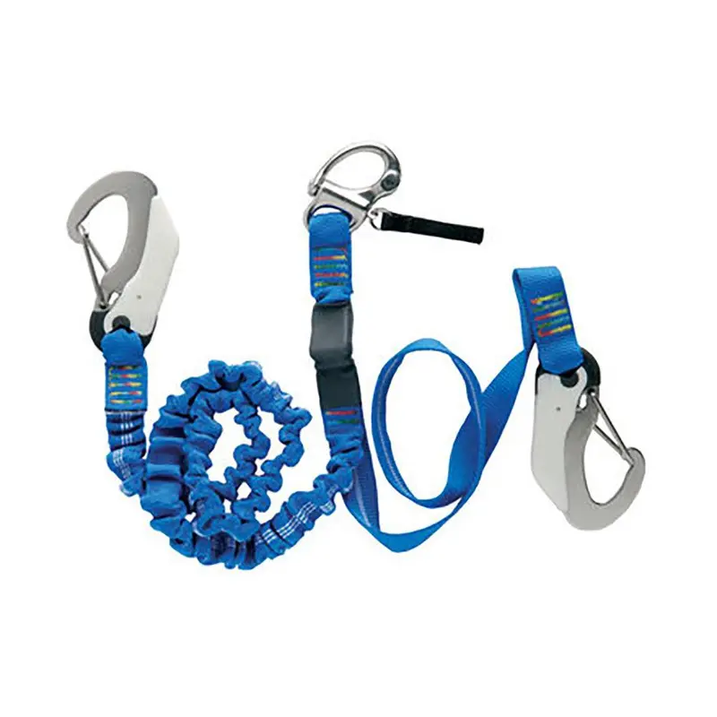 Wichard Dual-Release Elastic Tether – Fixed-Line Configuration With Three Integrated Hooks (Model 7008W) 1