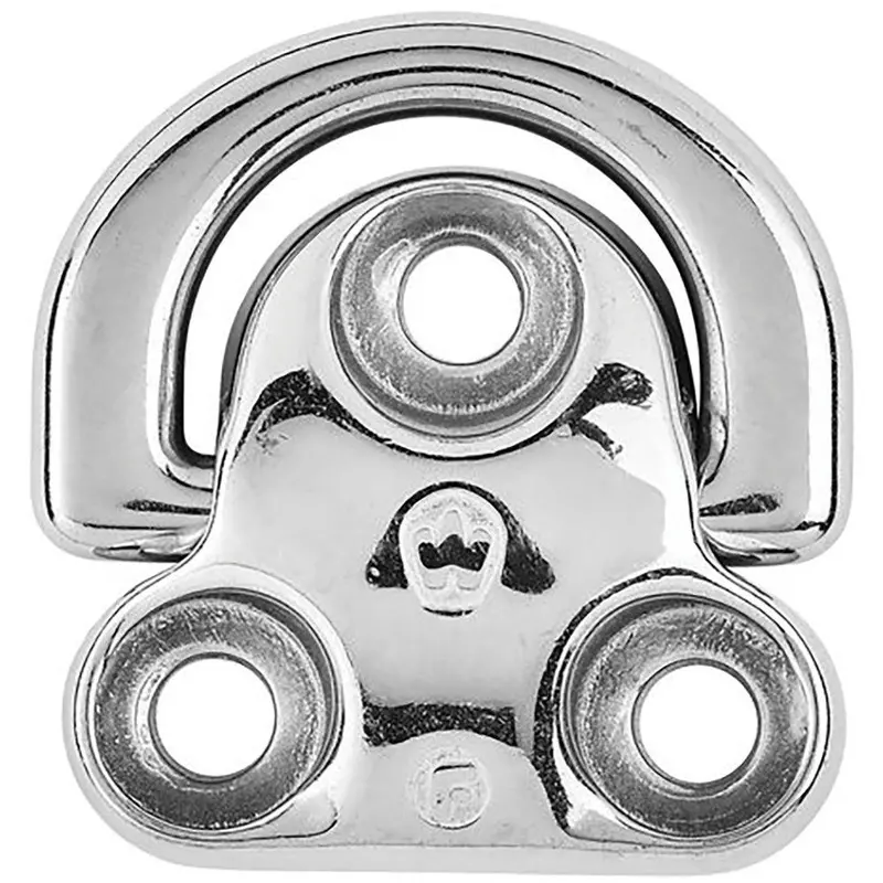 Wichard Folding Pad Eye – 25/64" Mounting Diameter, Compact Hinge Design (Model 6606W) 1