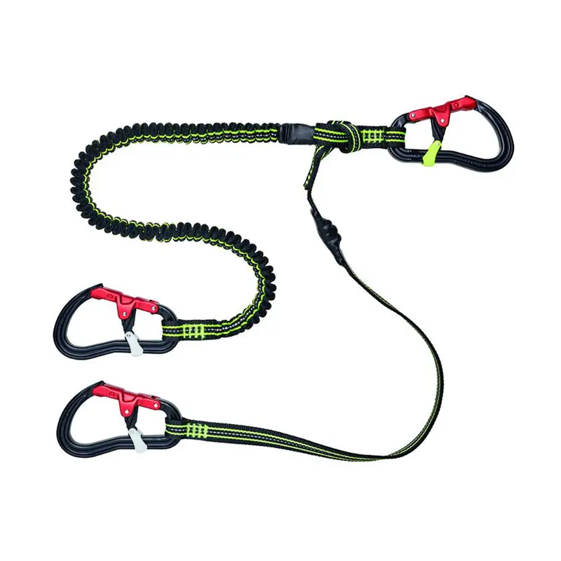 Wichard Proline Elastic Tether – Triple Hook Configuration, 6-Foot Length (Model 7039W) 1