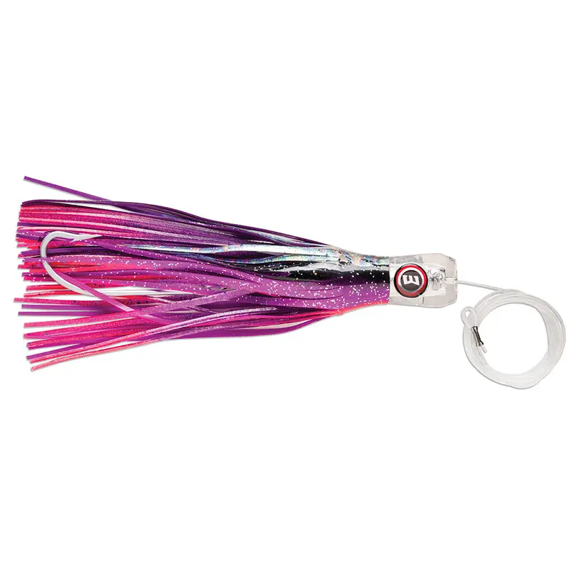 Williamson Big Game Catcher Rigged Lure – 8.25" Black Knight Color 1